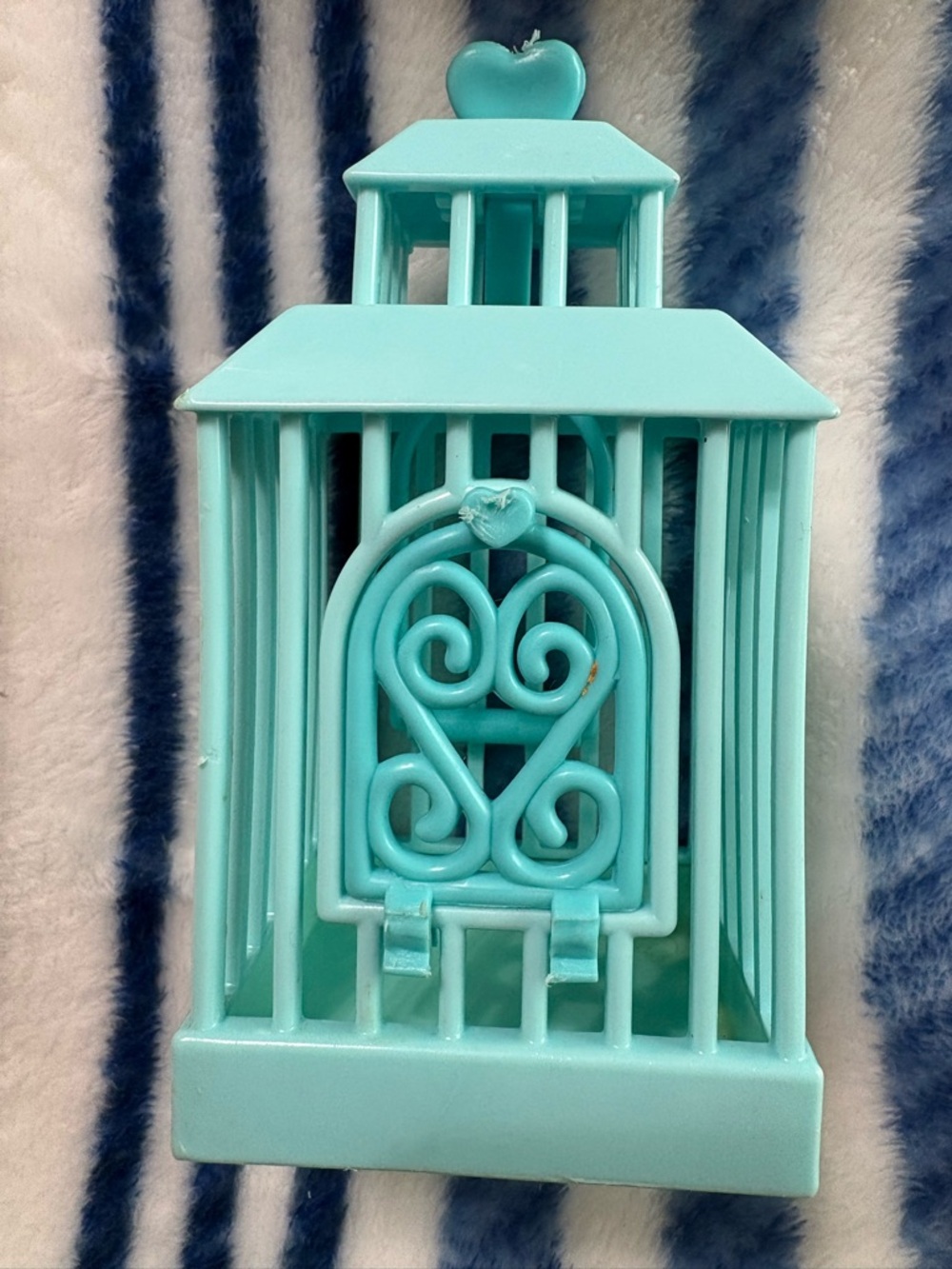 Vintage So Much to Do Barbie living room bird cage